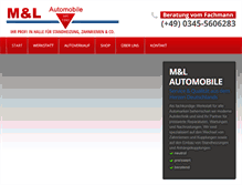 Tablet Screenshot of m-l-automobile.de